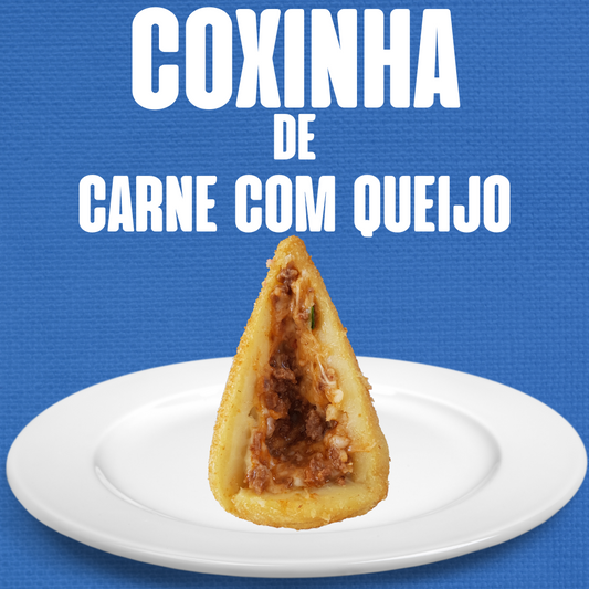 Coxinha de Carne com Queijo