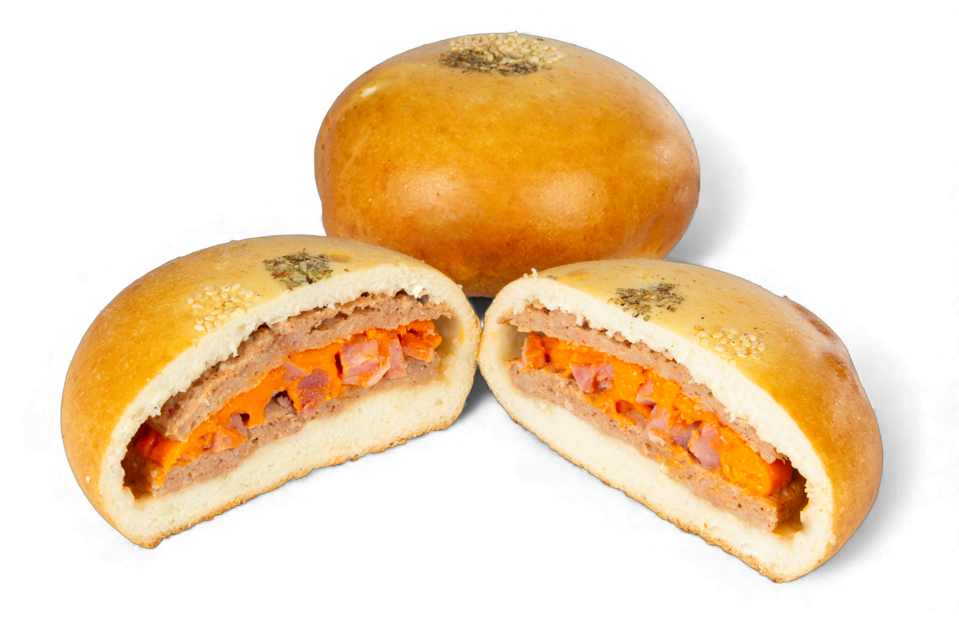 Hamburgão Duplo com Bacon e Cheddar