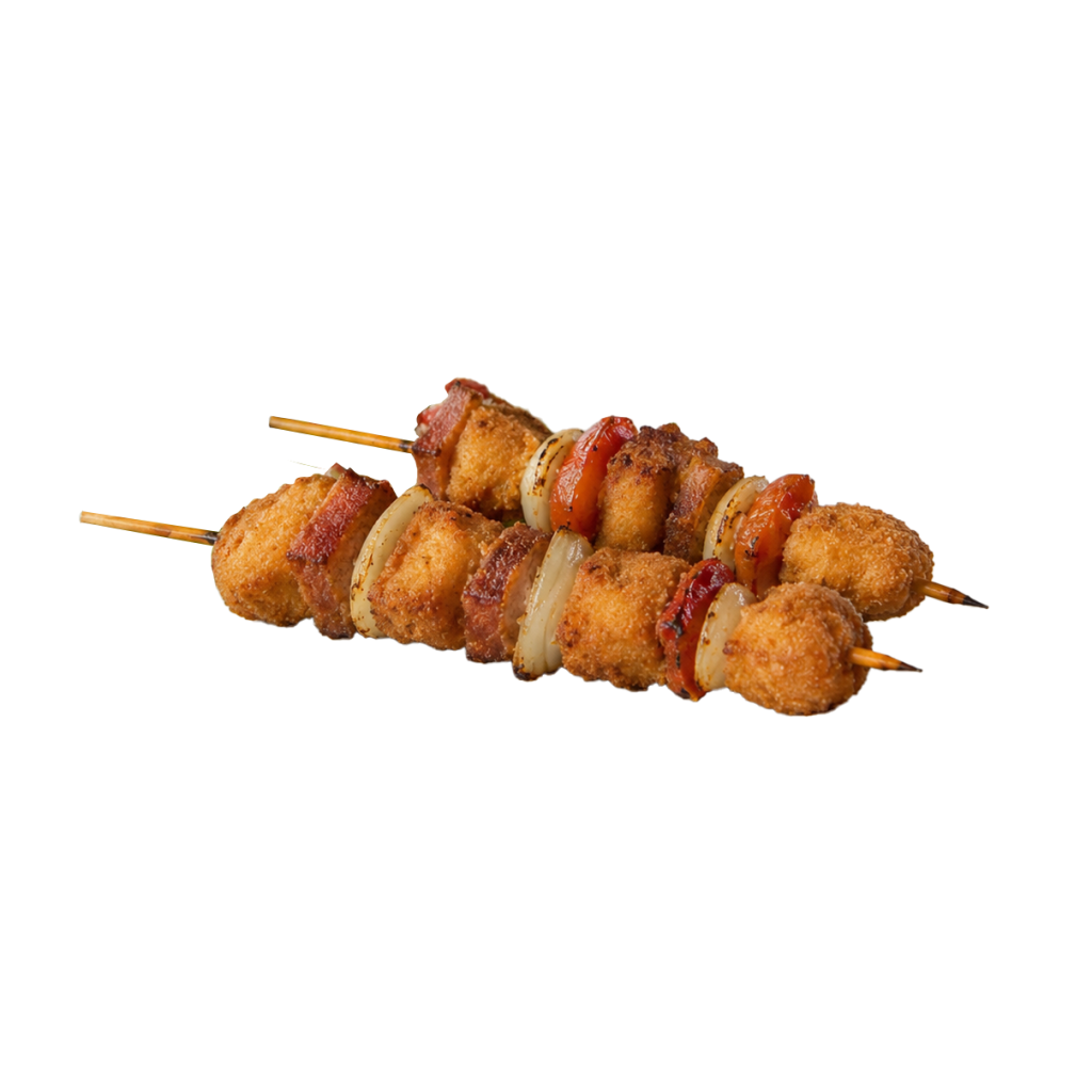 espetinho frango, cebola, bacon e tomate_semfundo